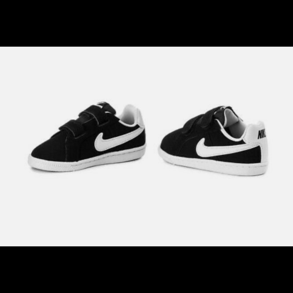 Nike Court Royale Toddler Shoes Black/White